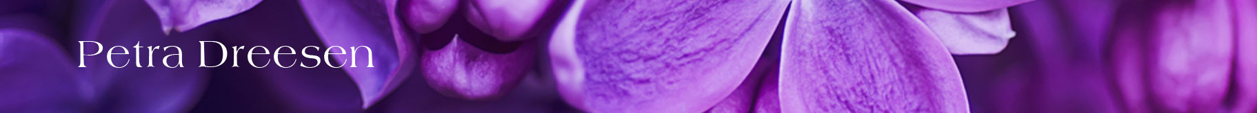 header petra dreesen therapiemethoden, lila blten